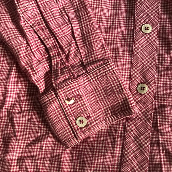 THEORY raspberry button-down - Picture 6 of 7
